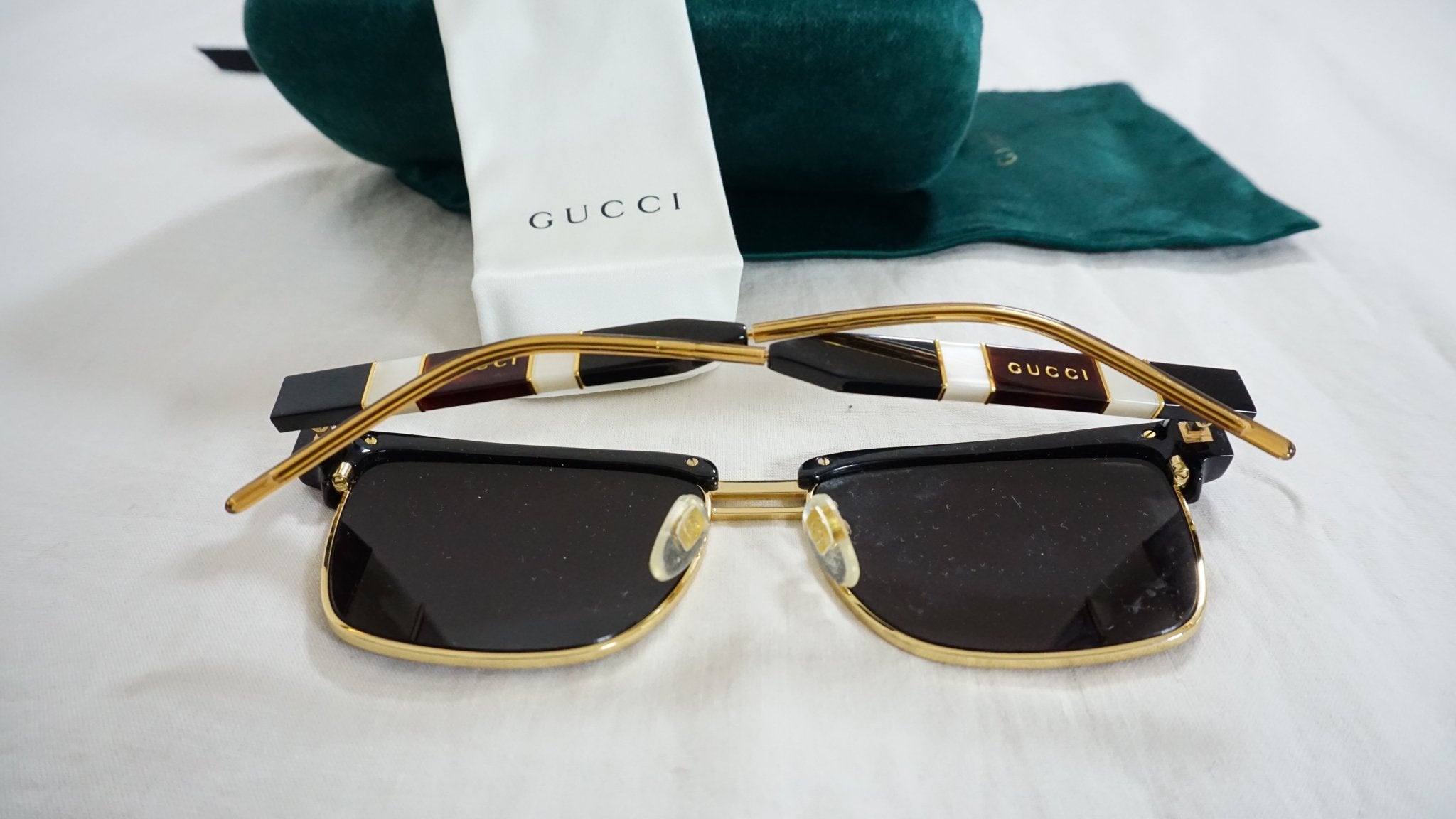 Gafas Sol GUCCI polarizadas - CONEJO BLANCO VINTAGE