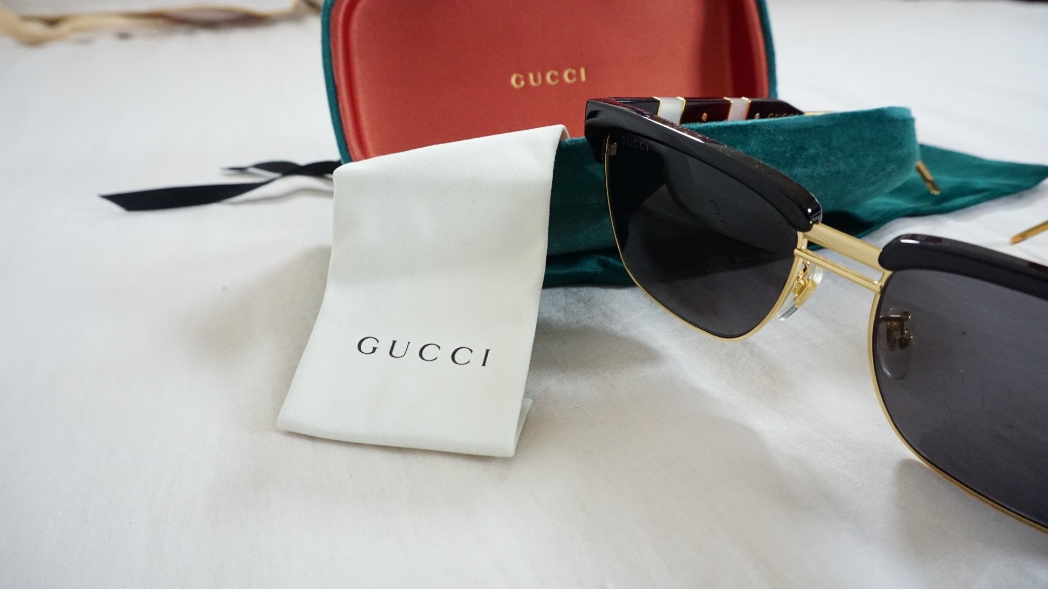 Gafas Sol GUCCI polarizadas - CONEJO BLANCO VINTAGE