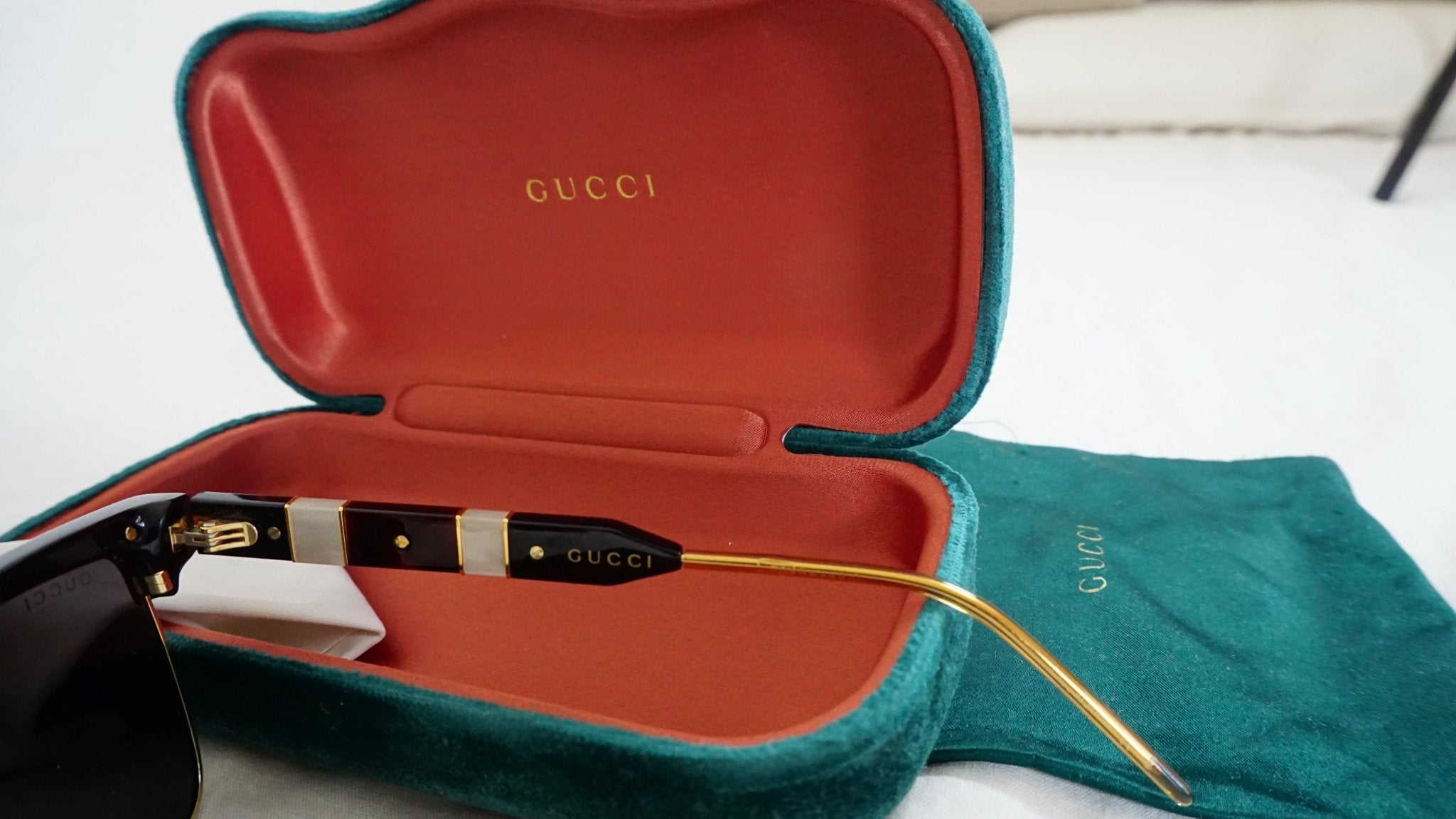 Gafas Sol GUCCI polarizadas - CONEJO BLANCO VINTAGE